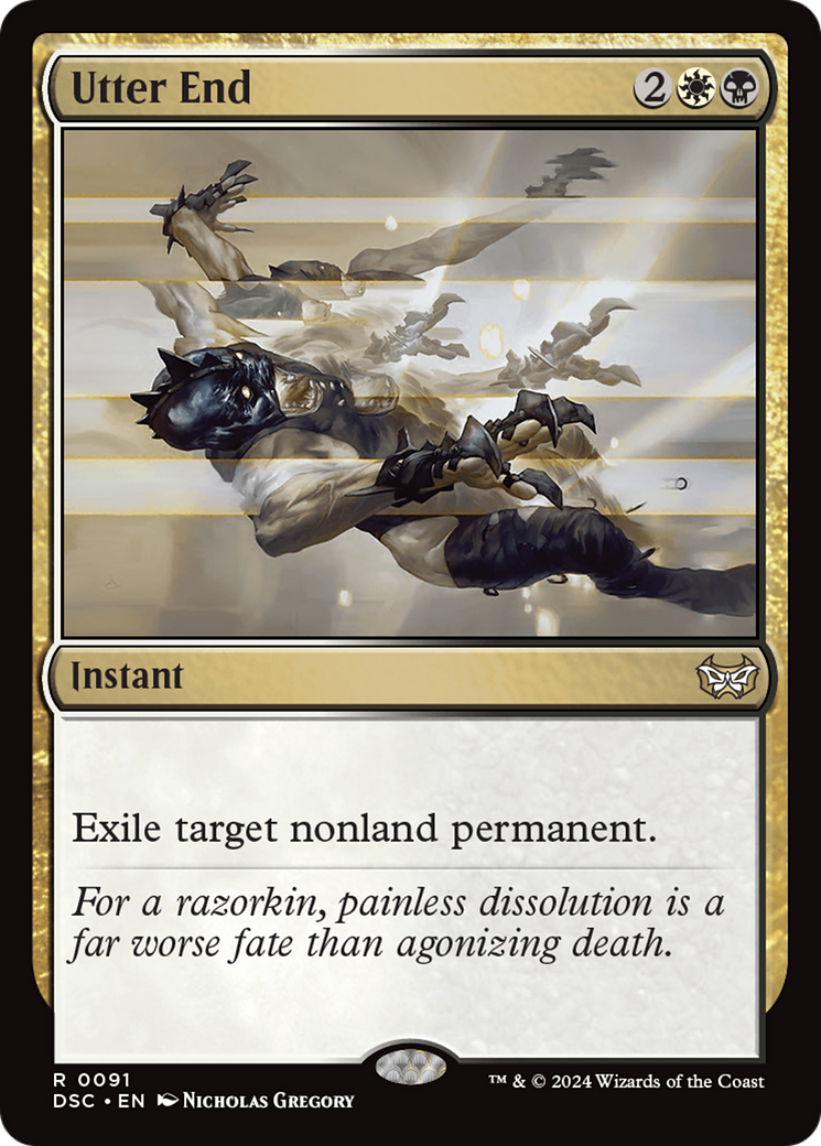 {R} Utter End [Duskmourn: House of Horror Commander][DSC 091]