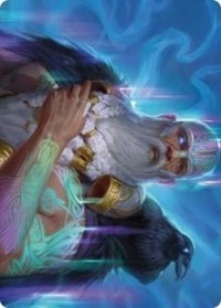 {A} Alrund, God of the Cosmos Art Card [Kaldheim Art Series][AKHM 009]
