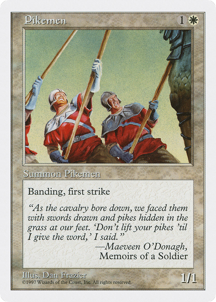 {C} Pikemen [Fifth Edition][5ED 052] - Misty Mountain Games