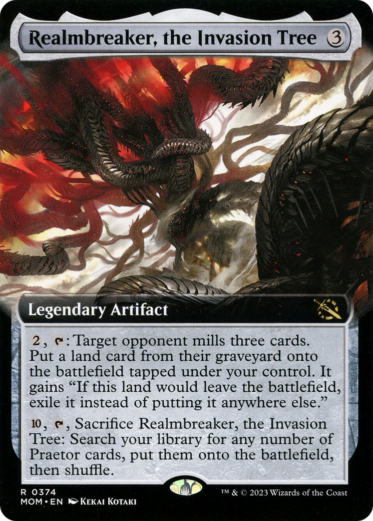 {R} Realmbreaker, the Invasion Tree (Extended Art) [March of the Machine][MOM 374]