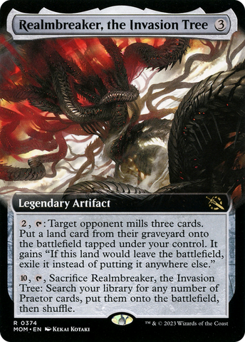 {R} Realmbreaker, the Invasion Tree (Extended Art) [March of the Machine][MOM 374]
