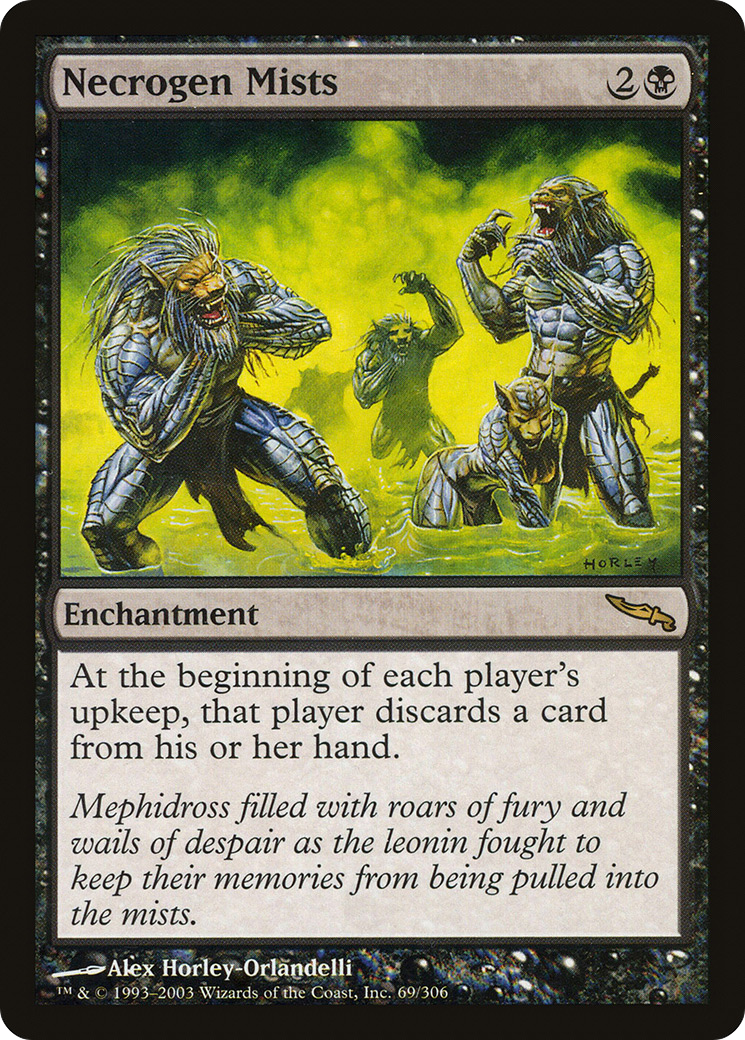 {R} Necrogen Mists [Mirrodin][MRD 069] - Misty Mountain Games