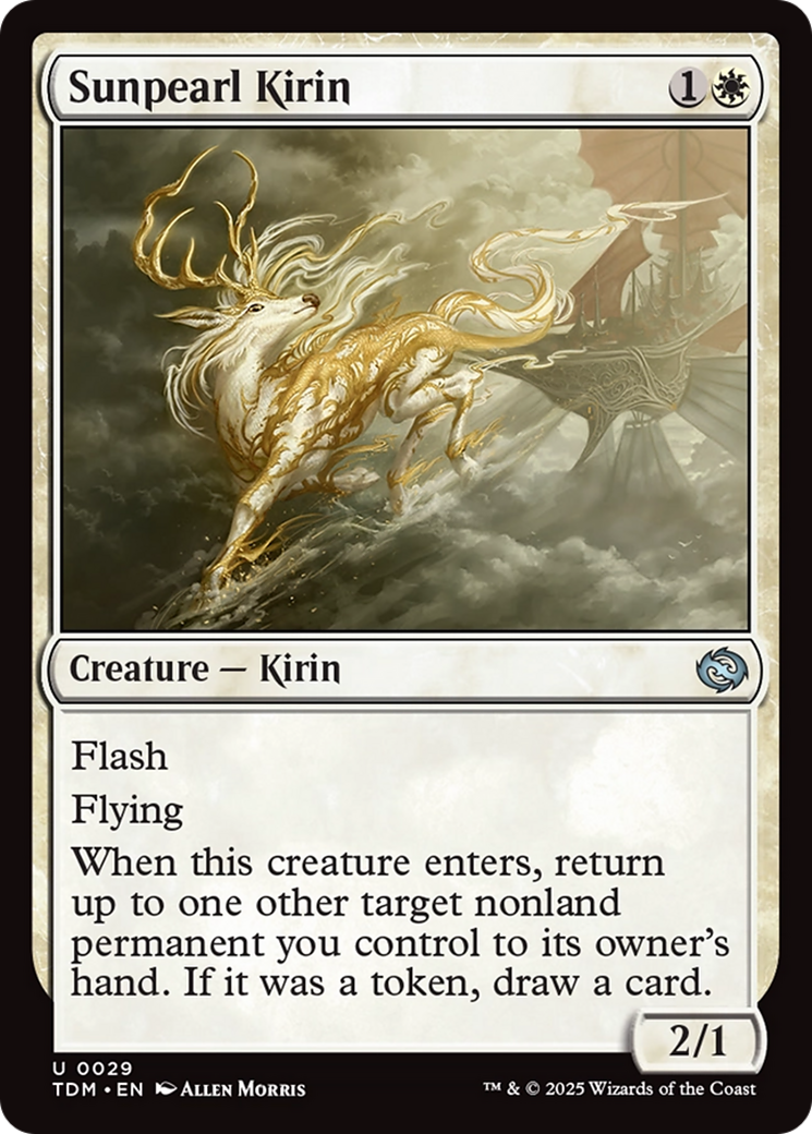 {@C} Sunpearl Kirin [Tarkir: Dragonstorm][TDM 029]