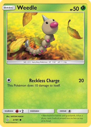 [PKM] Weedle (3/181) [Sun & Moon: Team Up]