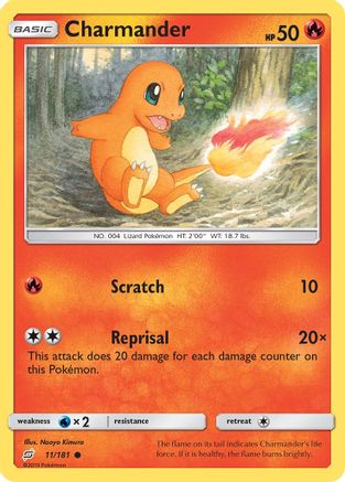 [PKM] Charmander (11/181) [Sun & Moon: Team Up]