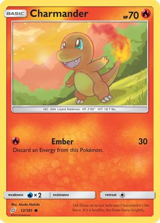 [PKM-C] Charmander (12/181) [Sun & Moon: Team Up]