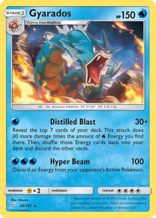 [PKM] Gyarados (30/181) [Sun & Moon: Team Up]
