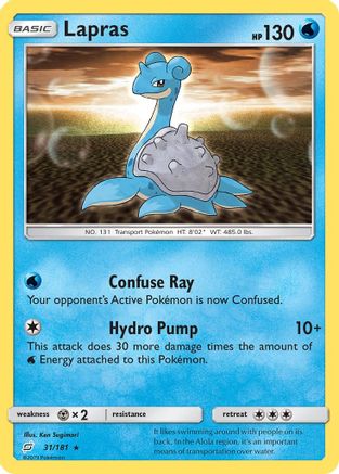 [PKM] Lapras (31/181) [Sun & Moon: Team Up]