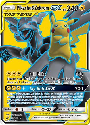 [PKM] Pikachu & Zekrom GX (162/181) [Sun & Moon: Team Up]