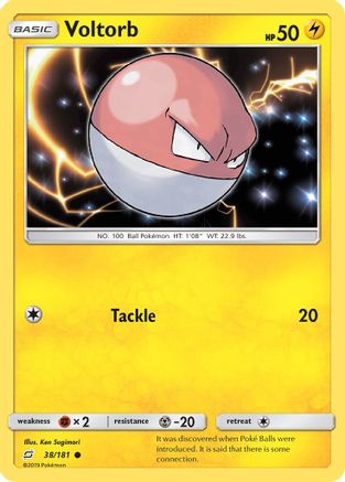 [PKM] Voltorb (38/181) [Sun & Moon: Team Up]