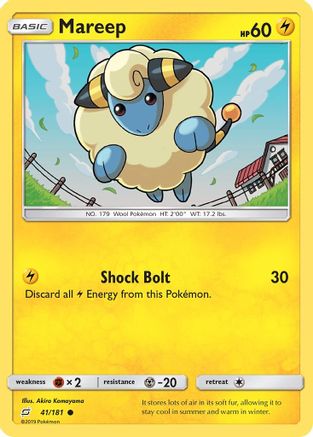 [PKM] Mareep (41/181) [Sun & Moon: Team Up]