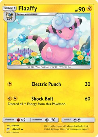 [PKM] Flaaffy (42/181) [Sun & Moon: Team Up]