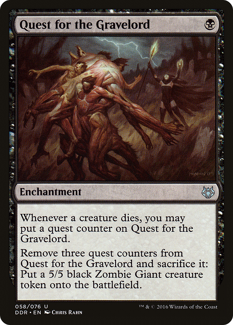 {C} Quest for the Gravelord [Duel Decks: Nissa vs. Ob Nixilis][DDR 058] - Misty Mountain Games