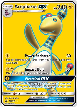 [PKM] Ampharos GX (163/181) [Sun & Moon: Team Up]