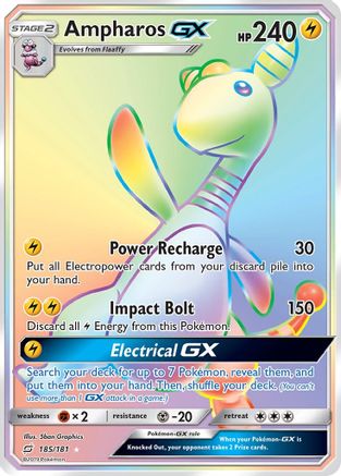 [PKM] Ampharos GX (185/181) [Sun & Moon: Team Up]