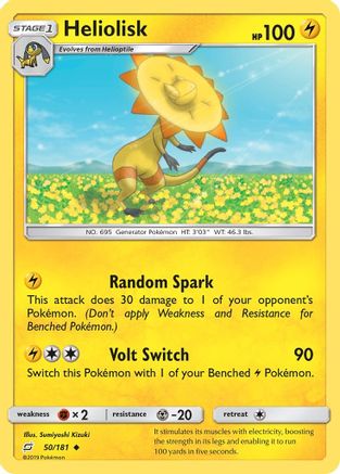 [PKM] Heliolisk (50/181) [Sun & Moon: Team Up]