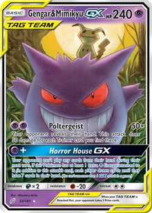 [PKM] Gengar & Mimikyu GX (53/181) [Sun & Moon: Team Up]