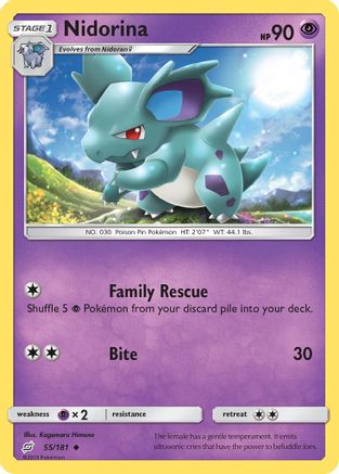 [PKM] Nidorina (55/181) [Sun & Moon: Team Up]