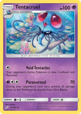 [PKM] Tentacruel (61/181) [Sun & Moon: Team Up]