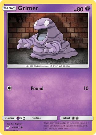 [PKM] Grimer (62/181) [Sun & Moon: Team Up]