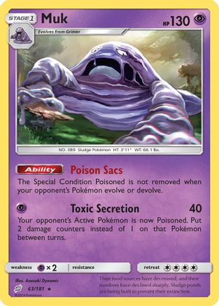 [PKM-R] Muk (63/181) [Sun & Moon: Team Up]