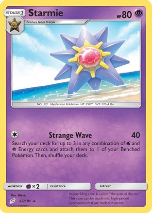 [PKM] Starmie (65/181) [Sun & Moon: Team Up]