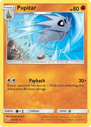 [PKM] Pupitar (80/181) [Sun & Moon: Team Up]