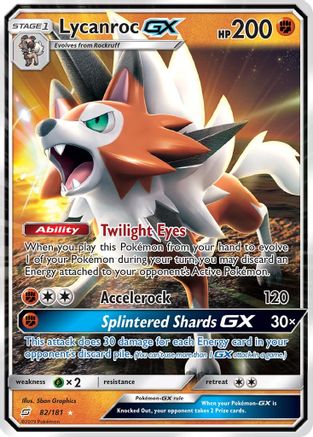[PKM-R] Lycanroc GX (82/181) [Sun & Moon: Team Up]