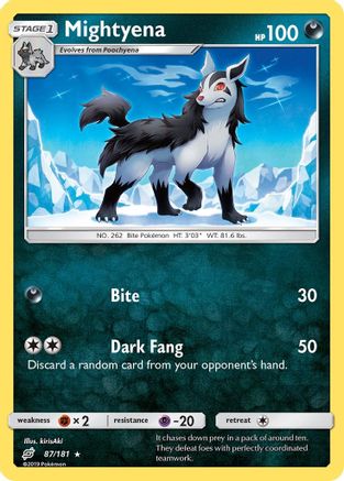 [PKM] Mightyena (87/181) [Sun & Moon: Team Up]