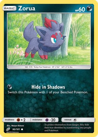 [PKM] Zorua (90/181) [Sun & Moon: Team Up]