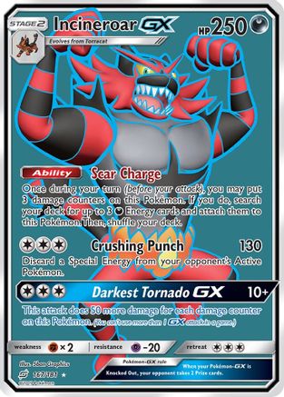 [PKM] Incineroar GX (167/181) [Sun & Moon: Team Up]