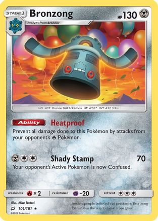 [PKM] Bronzong (101/181) [Sun & Moon: Team Up]