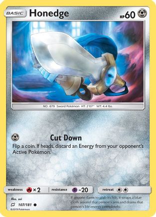 [PKM] Honedge (107/181) [Sun & Moon: Team Up]