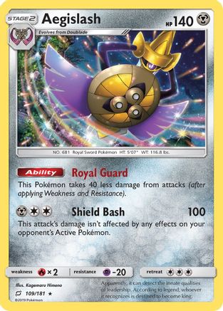 [PKM] Aegislash (109/181) [Sun & Moon: Team Up]
