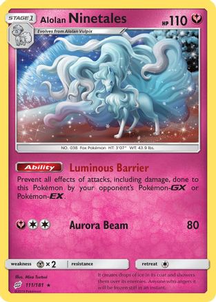 [PKM] Alolan Ninetales (111/181) [Sun & Moon: Team Up]