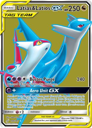 [PKM-R] Latias & Latios GX (169/181) [Sun & Moon: Team Up]