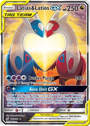 [PKM] Latias & Latios GX (170/181) [Sun & Moon: Team Up]