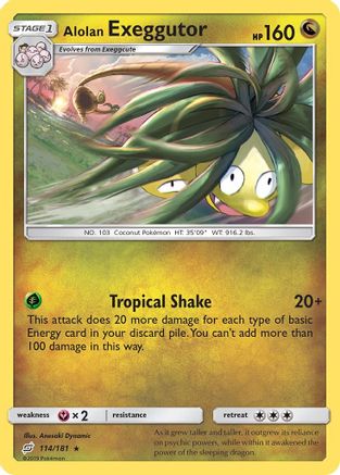 [PKM-R] Alolan Exeggutor (114/181) [Sun & Moon: Team Up]