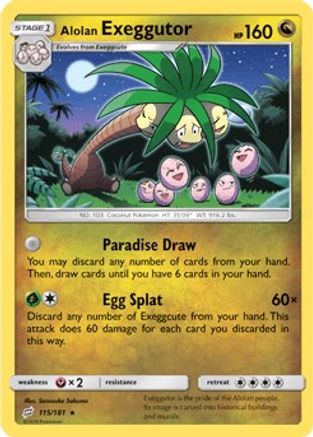 [PKM] Alolan Exeggutor (115/181) [Sun & Moon: Team Up]