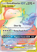 [PKM-R] Eevee & Snorlax GX (191/181) [Sun & Moon: Team Up]