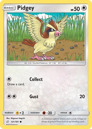 [PKM] Pidgey (121/181) [Sun & Moon: Team Up]