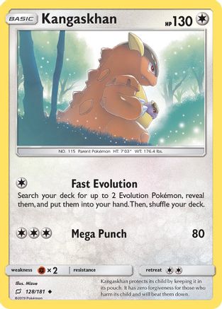 [PKM] Kangaskhan (128/181) [Sun & Moon: Team Up]