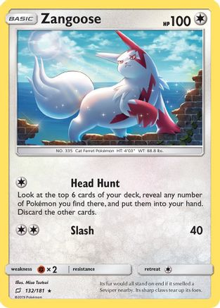[PKM-R] Zangoose (132/181) [Sun & Moon: Team Up]