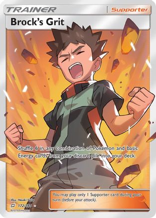 [PKM] Brock's Grit (172/181) [Sun & Moon: Team Up]