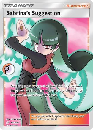 [TR] Sabrina's Suggestion (181/181) [Sun & Moon: Team Up]