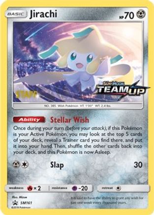 [PKM-R] Jirachi (SM161) (Staff) [Sun & Moon: Black Star Promos]