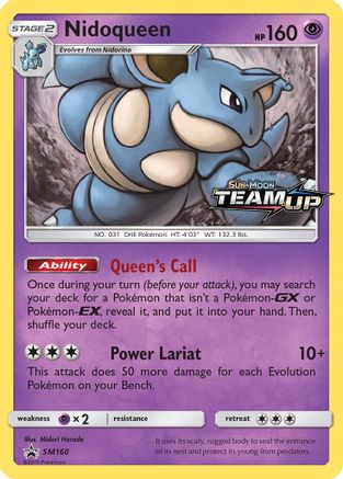 [PKM] Nidoqueen (SM160) [Sun & Moon: Black Star Promos]