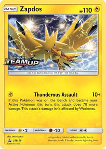 [PKM] Zapdos (SM159) [Sun & Moon: Black Star Promos]