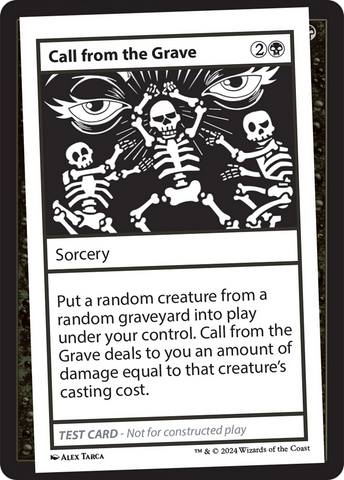 {C} Call from the Grave [Mystery Booster 2 Playtest Cards][MB2 PLAYTEST]