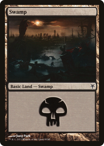 {B}[DDK 080] Swamp (80) [Duel Decks: Sorin vs. Tibalt]